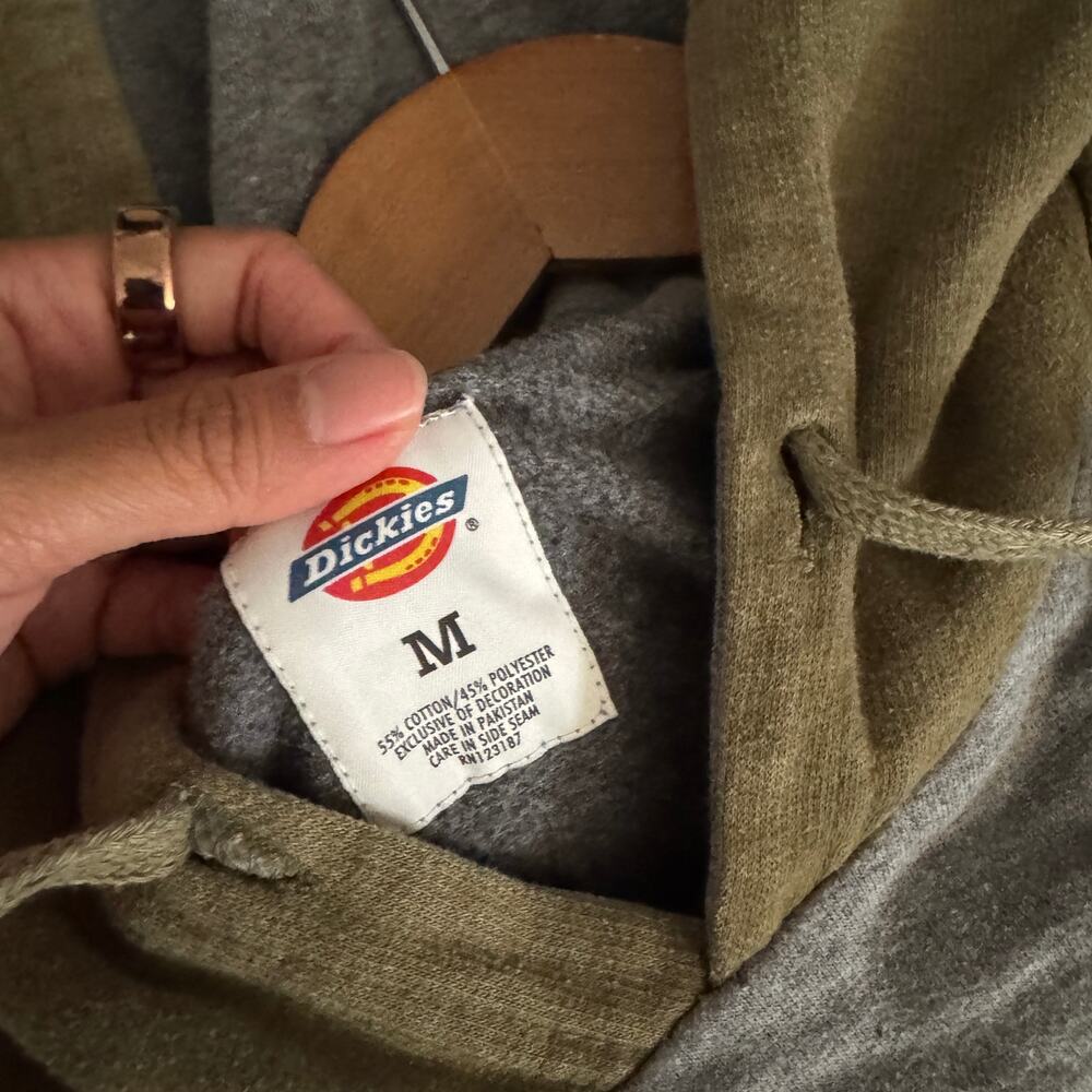 Dickies Hooded Sweatshirt Medium Colorblock - Picture 4 of 4